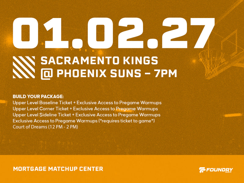 Sacramento Kings at Phoenix Suns Experience Packages