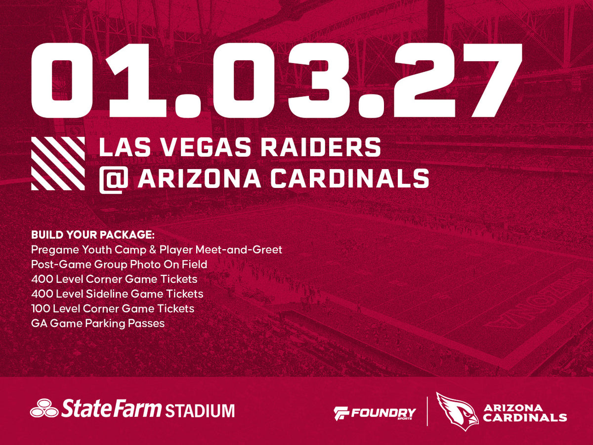 Las Vegas Raiders at Arizona Cardinals Experience Packages