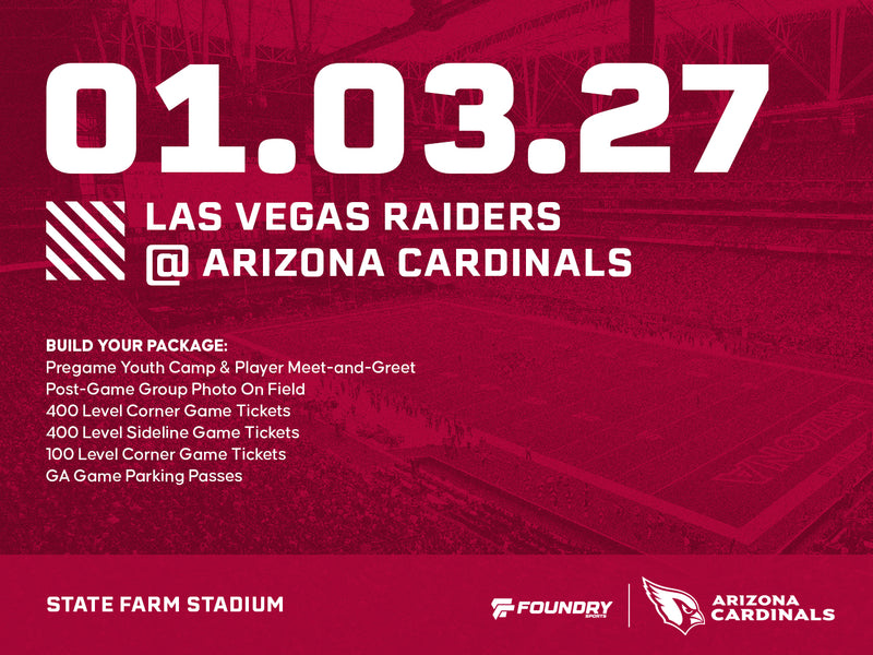 Las Vegas Raiders at Arizona Cardinals Experience Packages