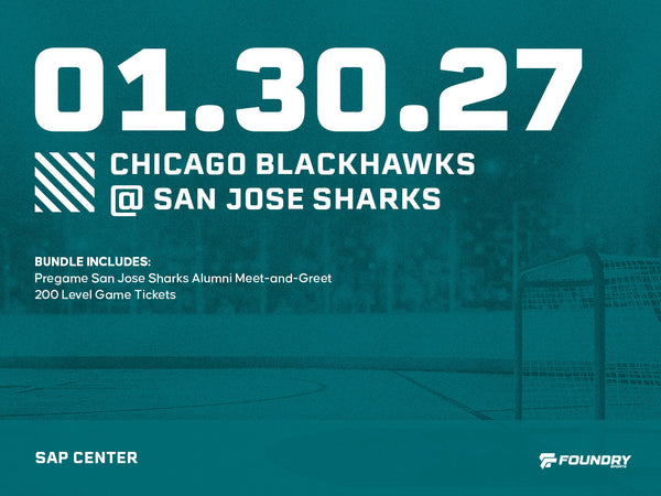 Chicago Blackhawks at San Jose Sharks Ticket Bundle