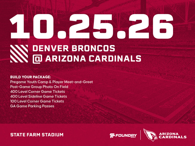 Denver Broncos at Arizona Cardinals Experience Packages
