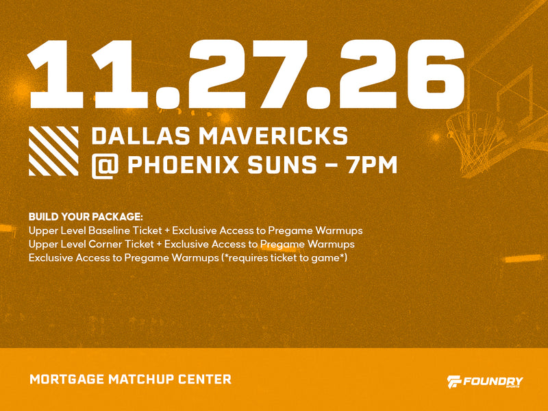 Dallas Mavericks at Phoenix Suns Experience Packages