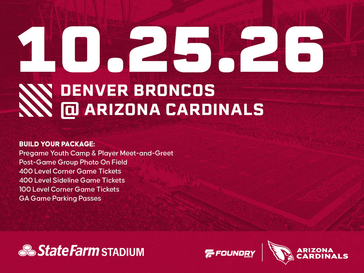 Denver Broncos at Arizona Cardinals Experience Packages