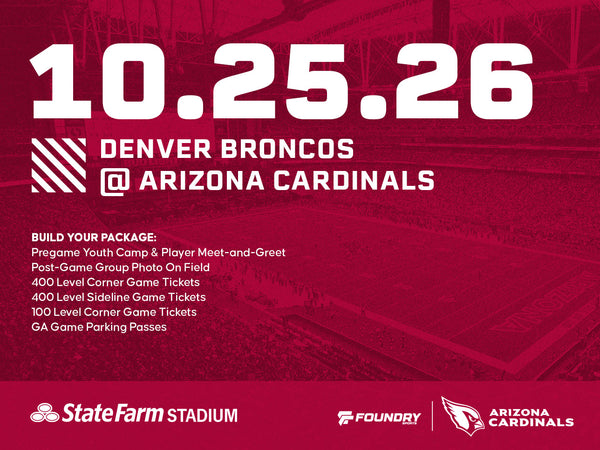Denver Broncos at Arizona Cardinals Experience Packages