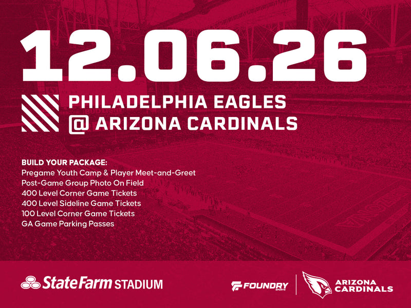Philadelphia Eagles at Arizona Cardinals Experience Packages